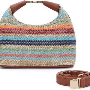 Stylish Straw Bag for Women - Versatile Summer Crossbody & Handbag 9.06”